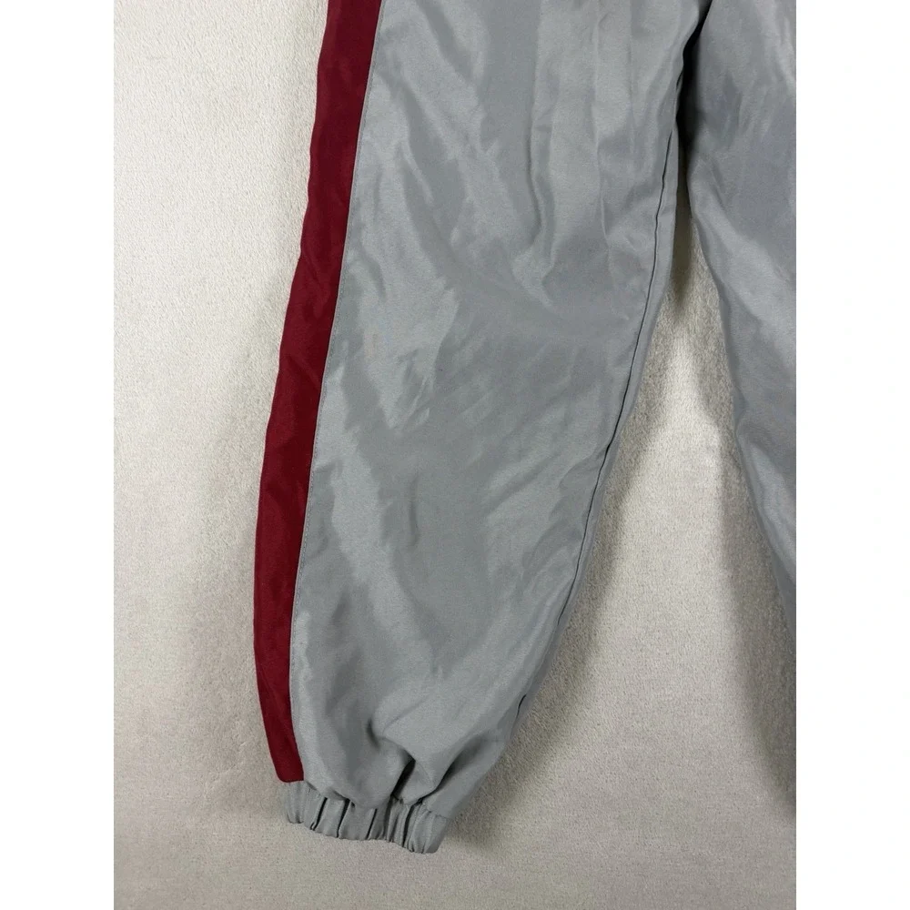 Everlast Boys Gray Maroon Side Stripe Track Pants Size M 10/12 Activewear